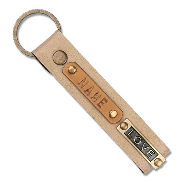 Beige Keychain