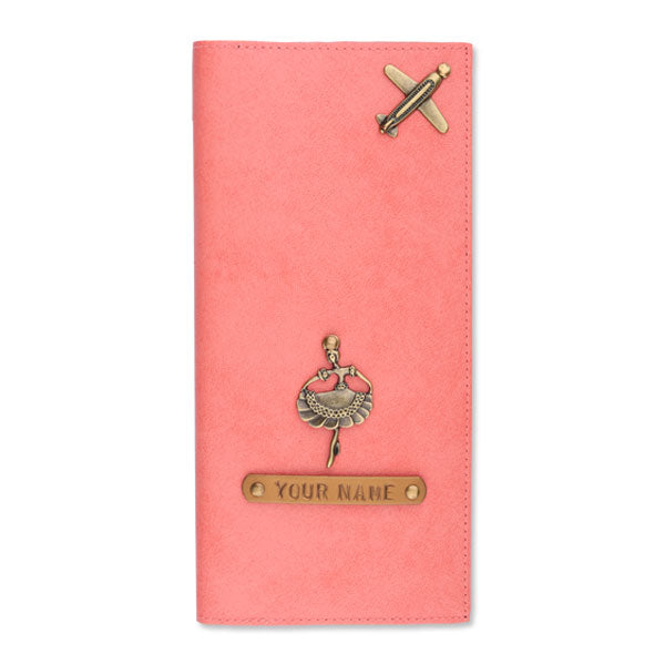 Baby Pink Travel Folder