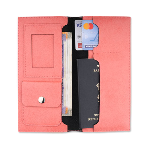 Baby Pink Travel Folder