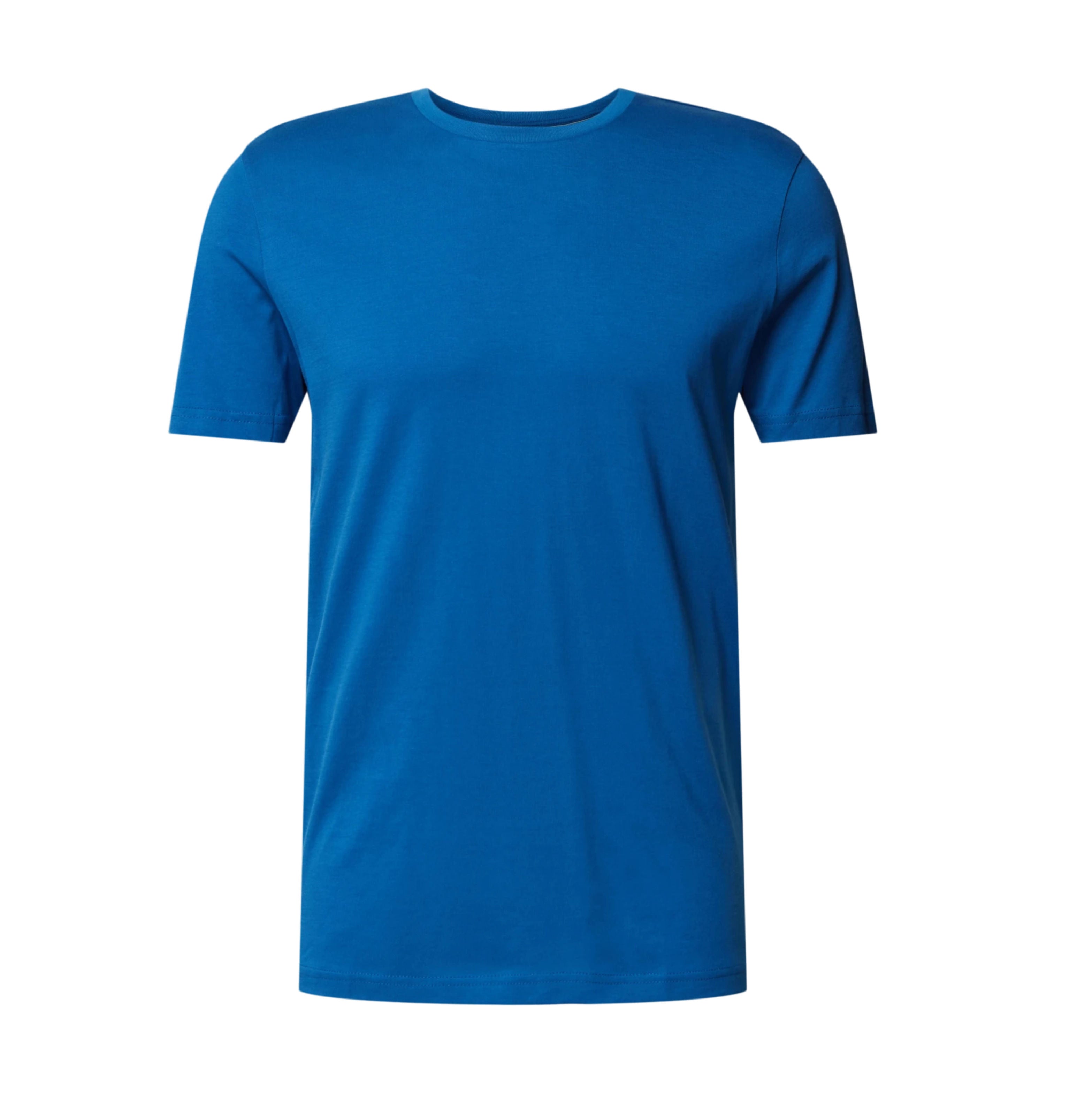 Blue t-shirt on a white background