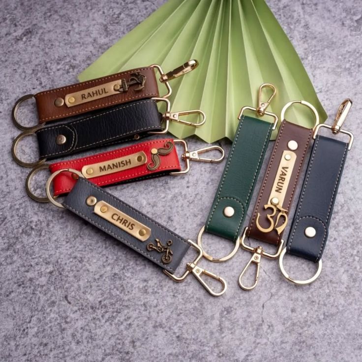 Customized Leathure Keychain