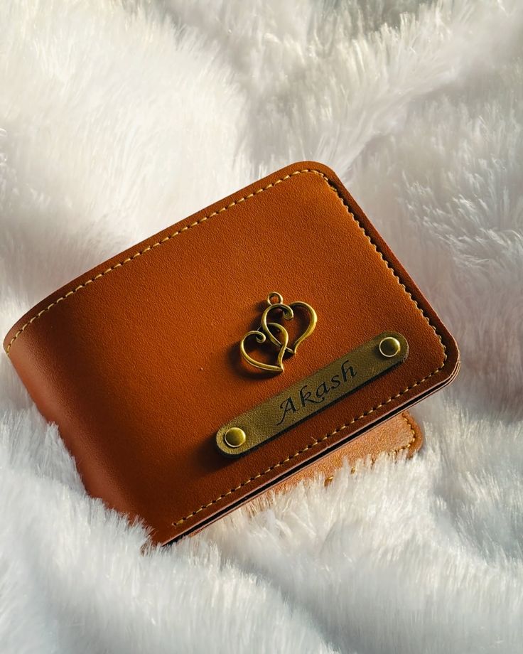 Personalized Men's Wallet - Dark Brown