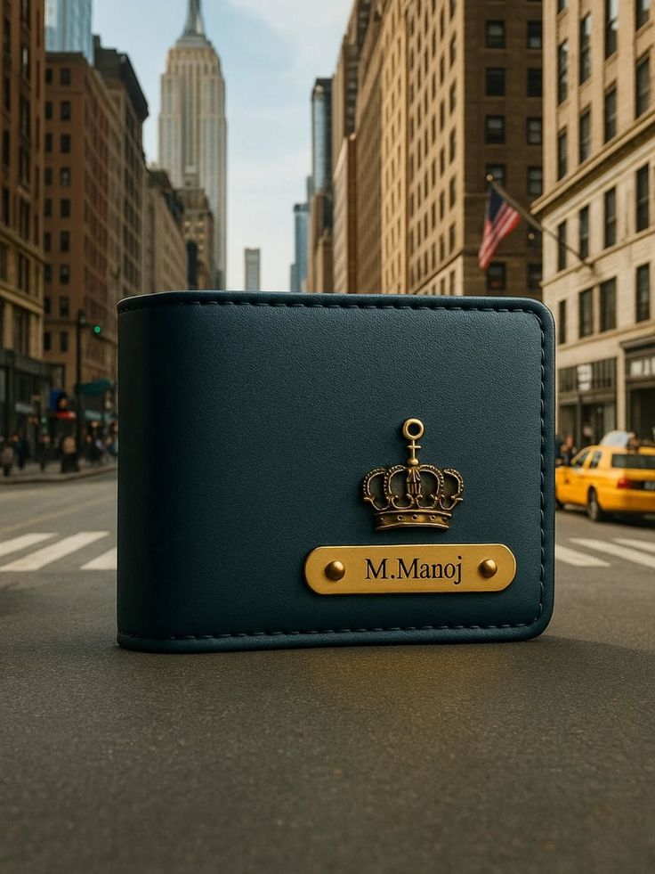 Personalized Men's Wallet - Green