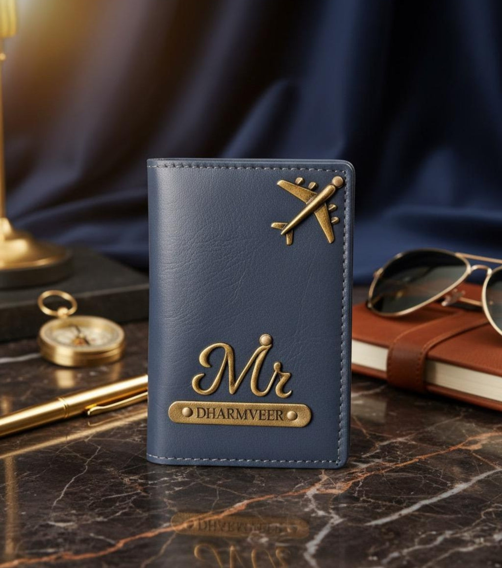 Personalized Passport Cover - Pink