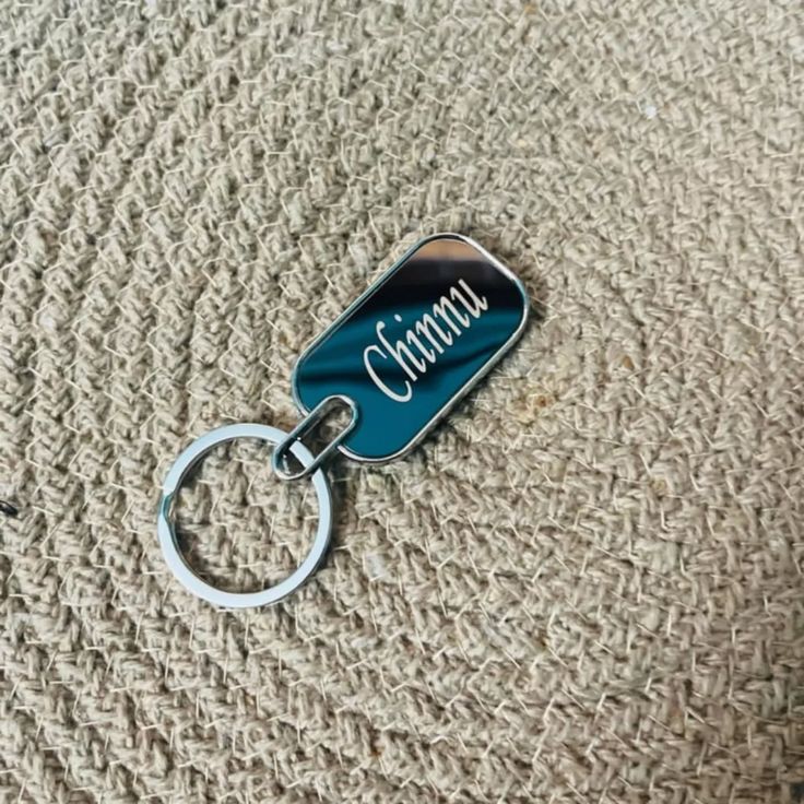 Metal Keychain Name customization