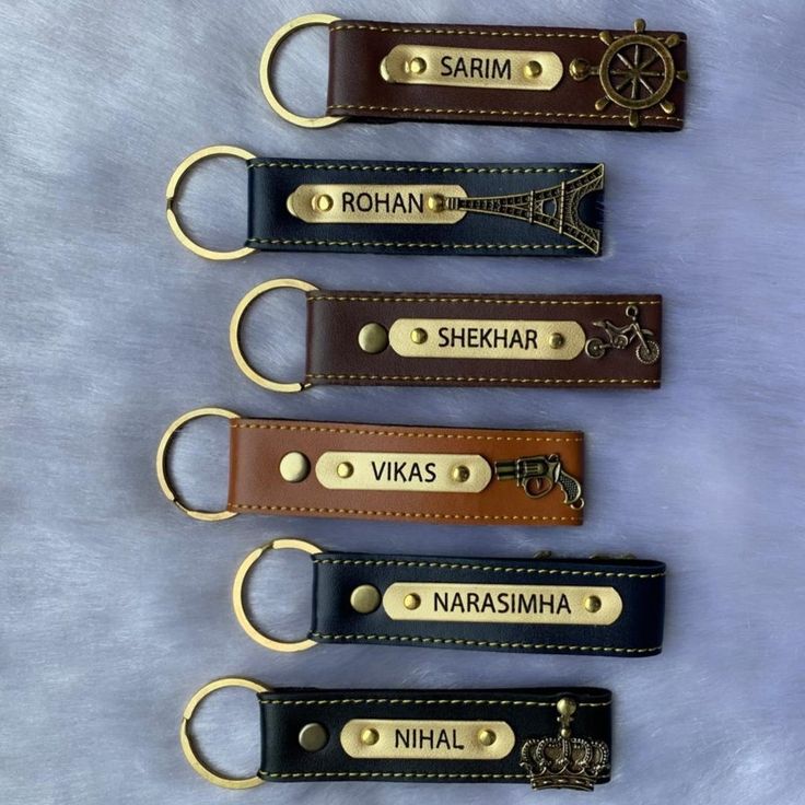 Customized Leathure Keychain