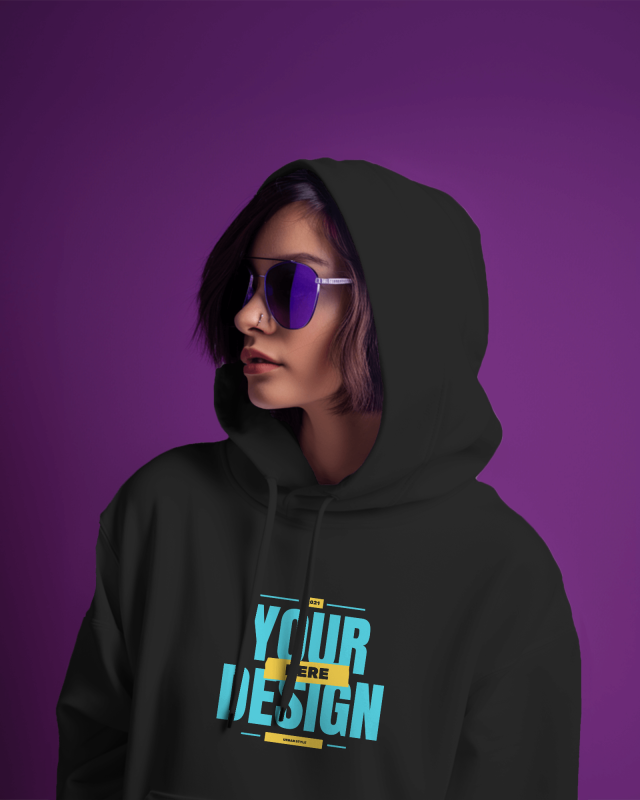 Women's White Customized Hoodie