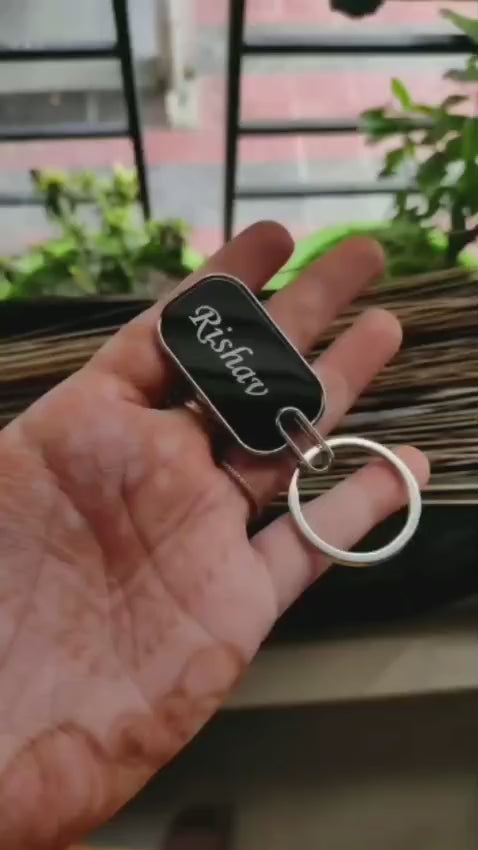 Metal Keychain Name customization